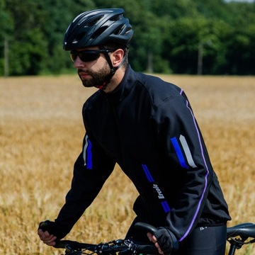 ЗИМНЯЯ ВЕЛОСИПЕДНАЯ КУРТКА L С УТЕПЛИТЕЛЬНОЙ ПОДКЛАДКОЙ SOFTSHELL POLAND