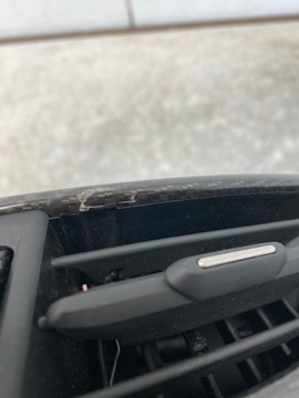 фото thumb №10, Audi r8 plus 4s решітка повітропровід права середня захист планка спідометра карбон