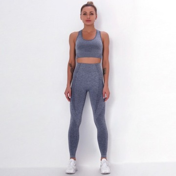 Спортивный комплект из двух предметов SET LEGGINGS топ FITNESS Gym SET L