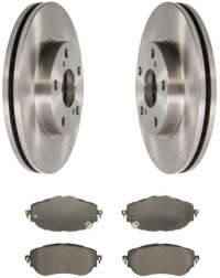 фото thumb №1, Тормозные диски + тормозные колодки перед toyota auris e18 2012-18 277mm