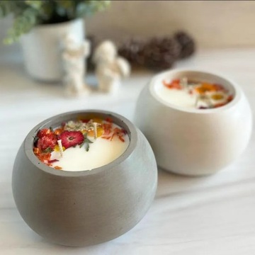 Силиконовая форма для цементной штукатурки, круглая маленькая