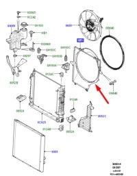 фото thumb №7, Захист вентилятора land rover range rover l322 lr015170 оригінальна