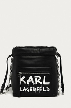 KARL LAGERFELD torebka skóra naturalna
