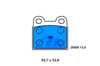 фото thumb №1, Ate тормозные колодки тормозные alfa romeo giulia 1300 super