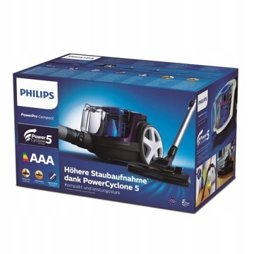 Philips PowerPro FC9333/09 Пылесос без мешка PowerCyclone 5 мощностью 900 Вт