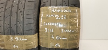 ШИНЫ HANKOOK VENTUS S1 EVO2 225/50/17 94W 2021 г.