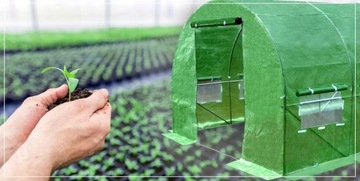 САДОВЫЙ ТУННЕЛЬ ТЕПЛИЧНАЯ ФОЛЬГА 7М2 АРМИРОВАННАЯ УФ-СЕТКА 2X3,5M
