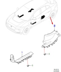 фото thumb №1, Jaguar i-pace x590 rear правий treadplate t4k9677lkp original