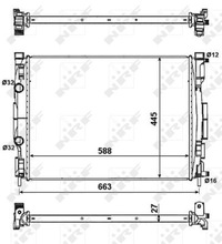 фото thumb №2, Радіаторів води renault grand scenic ii 1.6 1.9 dci
