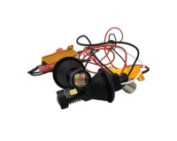 Led drl поворотники + денні ходові вогні smd 2w1 bau15s py21w ultra mocne Зі Шроту, фото thumb