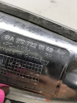 фото thumb №7, Mercedes w212 хром дверь правый a2127220140