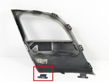 фото thumb №9, Решітка бампера передньої перед лівий renault megane iii 09-11r. купе 3d