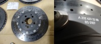 Idealne тормозные диски суппорты kpl.ceramica mercedes sl w232 232 пробег 6000km 1 в Украине, фото thumb