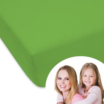 PRZEŚCIERADŁO JERSEY SOLIDNE NA GUMCE BAWEŁNIANE NA ŁÓŻKO 70x180 CM