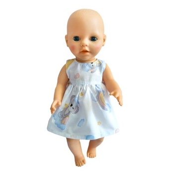 Ubranka dla lalki | Sukienka dla Baby Born 43 cm