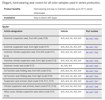 фото thumb №5, Mercedes - benz actros mp4 чохол сидіння