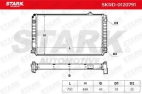 Купить Радиатор воды stark skrd-0120791 к audi a8 4d2, 4d8, фото thumb