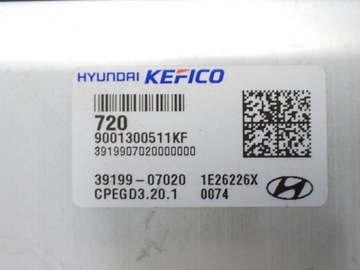 фото thumb №9, Комп'ютер блок керування двигуна 39199-07020 hyundai i30 iii 1.0 t-gdi 22r