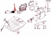 фото thumb №8, Mercedes-benz ml w164 задній правий канал повітря a1645052061 оригінальний