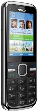 Мобильный телефон Nokia C5 256 МБ / 512 МБ 3G, черный
