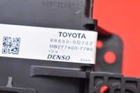 фото thumb №7, Блок керування модуль кондиціонера 88650-0d702 toyota yaris 3 iii 1.0 69 km 17-19