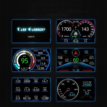 Универсальный GPS-OBD-спидометр с ЖК-дисплеем