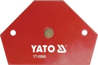 МАГНИТНЫЙ УГОЛНИК ДЛЯ СВАРКИ 64x95x14 YT-0866 YATO