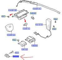 фото thumb №14, Датчик ударний бокових подушок ford 1232343