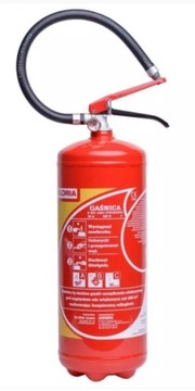 GAŚNICA PROSZKOWA 6kg GLORIA ABC wieszak znak