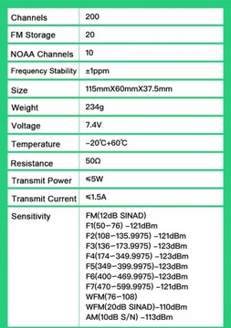 Коротковолновое радио Quansheng UV-K6 мощностью 5 Вт с ремешком