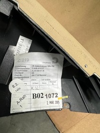 фото thumb №7, Защита туннель среднего, туннель mercedes cls w219 бежевый