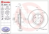 фото thumb №13, Brembo гальмівні диски kpl перед honda civic vii integra