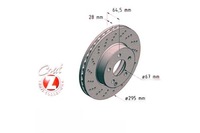 фото thumb №2, Диски гальмівні 2szt mercedes w204 c-klasa 07- zi