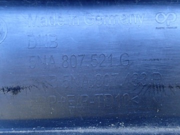 фото thumb №8, Спойлер бампера зад vw tiguan ii 5na r line рестайлинг