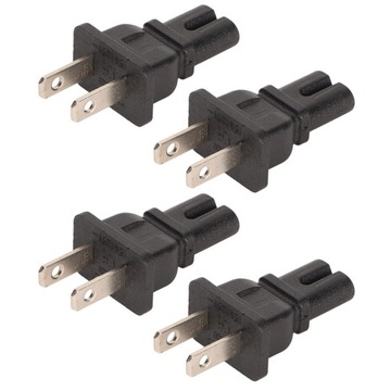 Adapter z NEMA 1-15P na IEC320 C7 do laptopów, głośników i monitorów