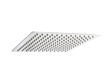25CM CHROM DESZCZOWNICA KWADRAT CIENKA METALOWA 2m