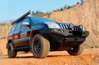 Купить Toyota land cruiser 120 2003-09 aluminiowy бампер передок  плита лебёдка, фото thumb
