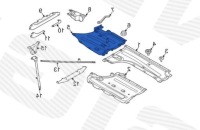 фото thumb №1, Bmw x3 g01 , 18 - защита подвеска 51757394810