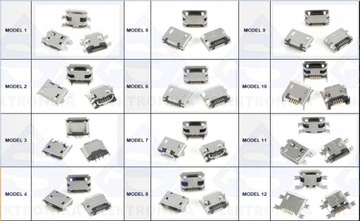 Разъем Micro USB для сборки печатной платы SMD mod8