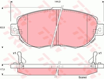 фото thumb №10, Trw диски + гальмівні колодки перед lexus is 200 300 sc 430