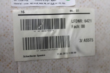 фото thumb №7, Стеля світла 6r3867501as vw polo 6r 3-двері 09-14 європа