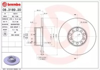 фото thumb №16, Brembo 08.3189.20 диск гальмівна