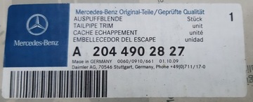 фото thumb №10, Mercedes glk x204 наконечник выхлоп kpl.