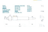 фото thumb №2, Свічка розжарювання opel isuzu fae