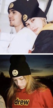 Длинная вязаная шапка-бини Justin Bieber DREW