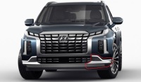 фото thumb №5, Hyundai palisade 2023-2025 бампер перед молдинг защита