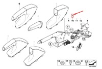 Купити Важіль гальма ручного bmw x3 e83 3452728 34403452728 оригінальна, фото thumb