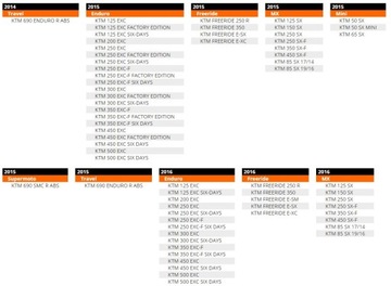 Захваты KTM SMC SMR 690 990 OEM EXC 500