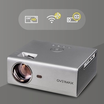 Проектор Проектор Full HD 2200 лм 1920x1080 Overmax + пульт дистанционного управления + кабель HDMI