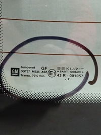 фото thumb №2, Стекло задняя opel vectra c sedan 2002-2008 as2 оригинал